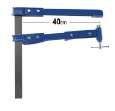 Piher 40K, Ausladung 42 cm Schiene 40x10 mm